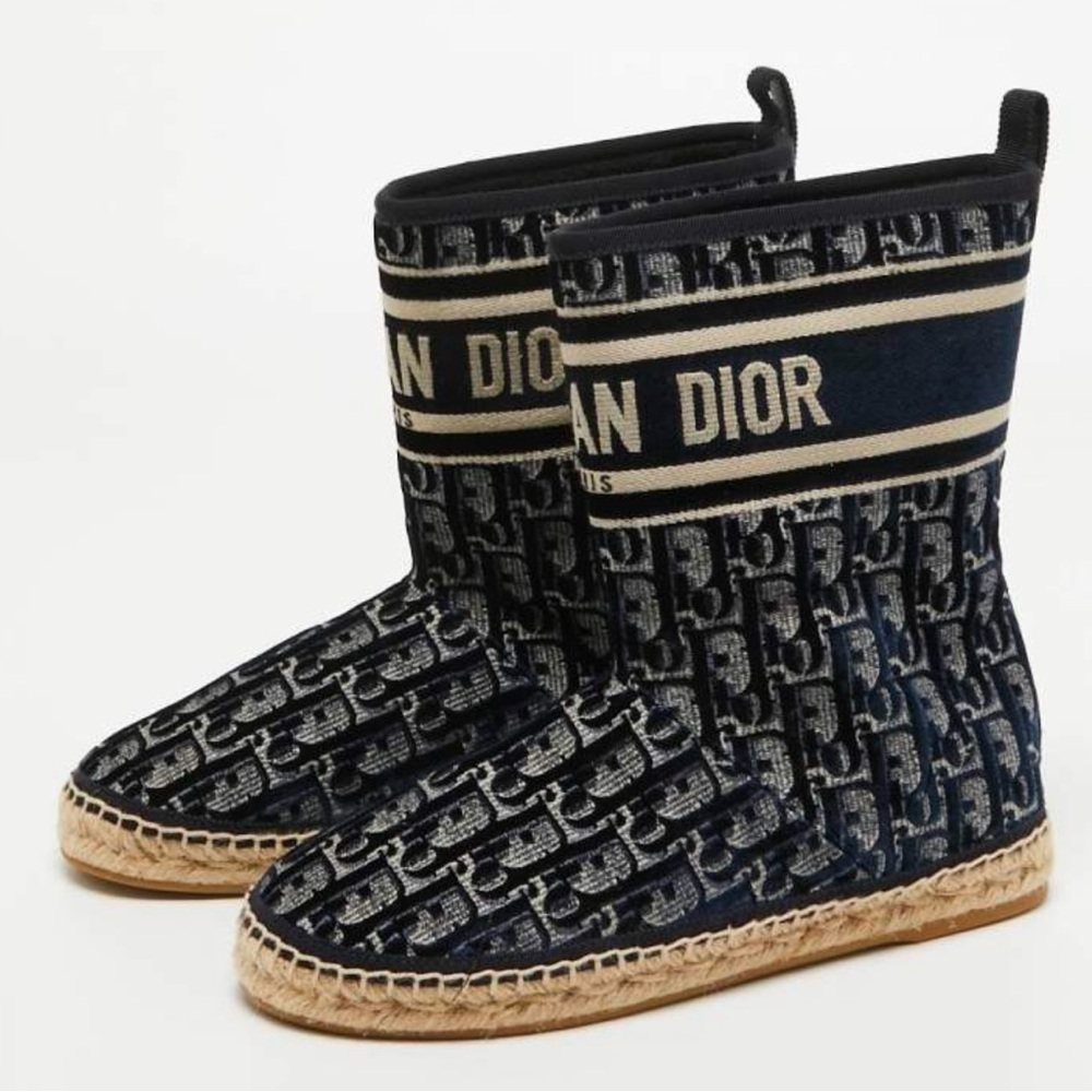 Velvet Oblique Granville Espadrille boots